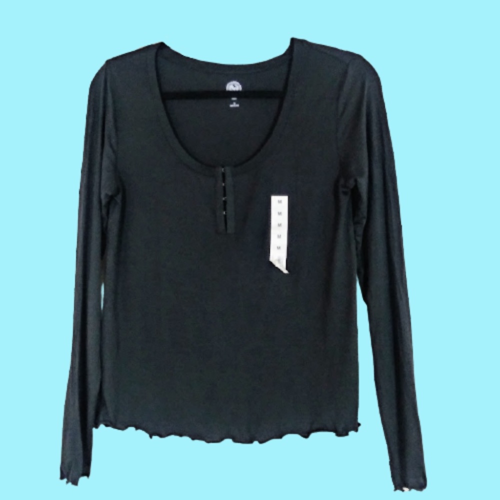 NWT "SO" Long Sleeve Crop Top 🎉Host Pick🎉 - Picture 6 of 10
